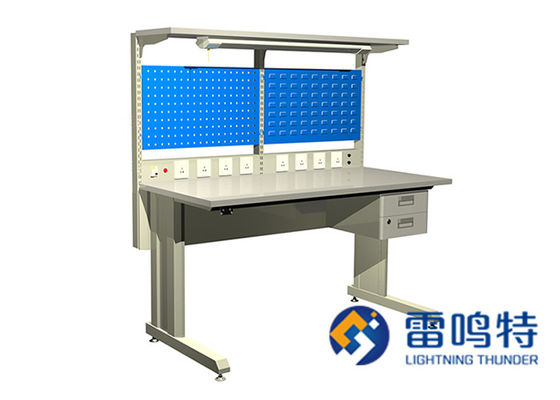 ESD ลามิเนต Cantilever Workbenches โรงเรียนห้องปฏิบัติการเฟอร์นิเจอร์