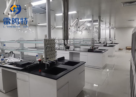 ยาเคมี 850mm Stainless Steel Lab Workbenches Custom With Sink